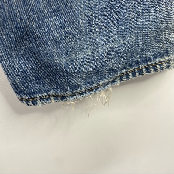 GAP Bootcut Jeans Size 8 Embroidered Jeans Mushroom Floral Flowers Button Fly - Picture 7 of 7